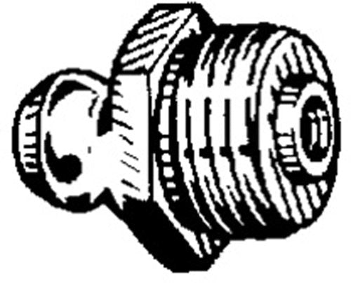 10mm-1.0 Straight Grease Fittings Pack of 5 Ball Check Design