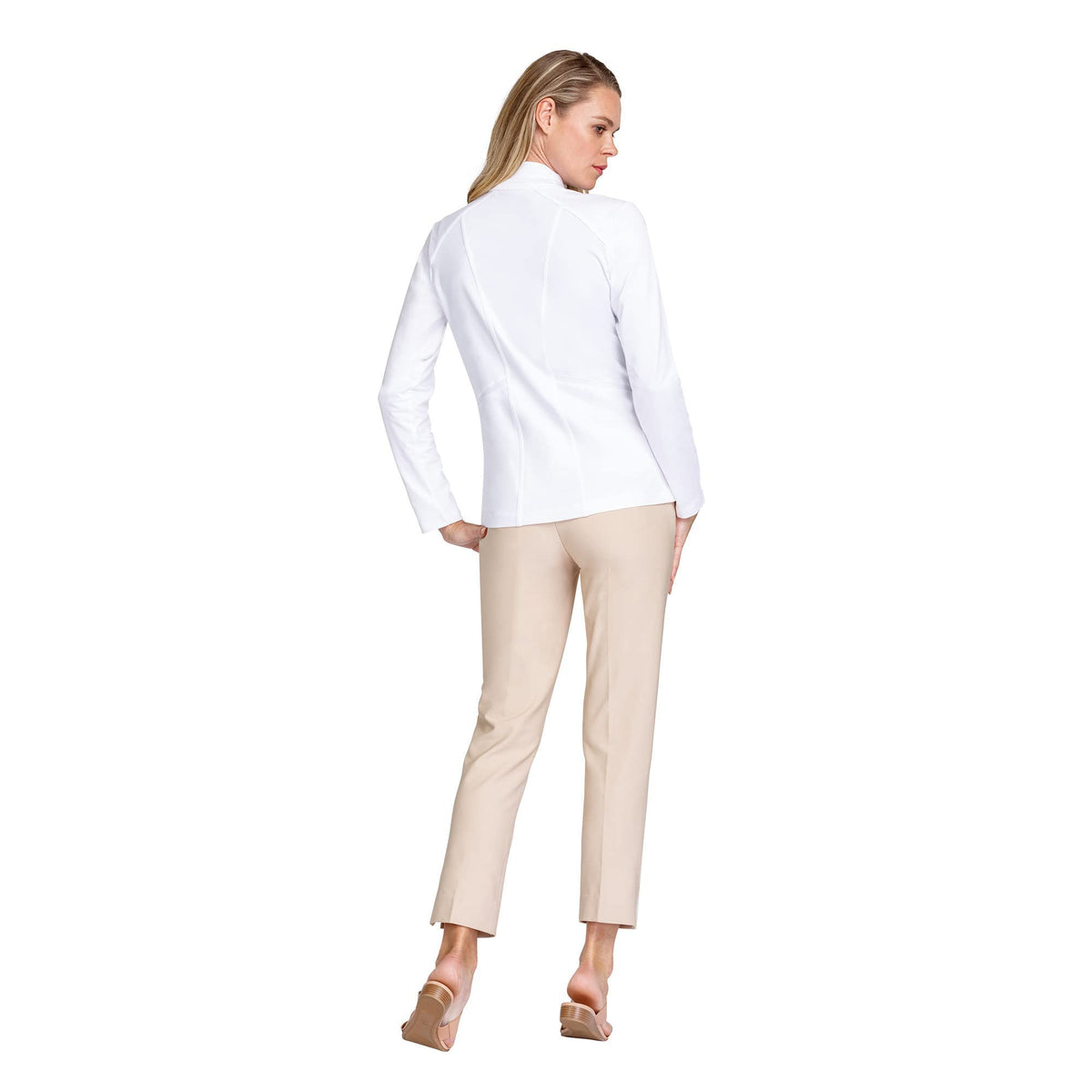 Tail Women's Leilani Jacket XL - Chalk White, Zip Front, UPF 50+