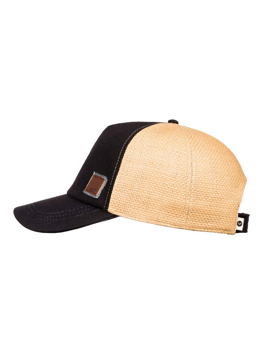 Roxy Incognito Women's Trucker Hat Black Adjustable Mesh Snapback Cap