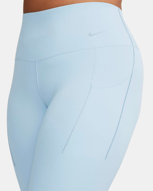 Nike Women's Medium-Support High-Waisted 7/8 Leggings with Pockets, Blue