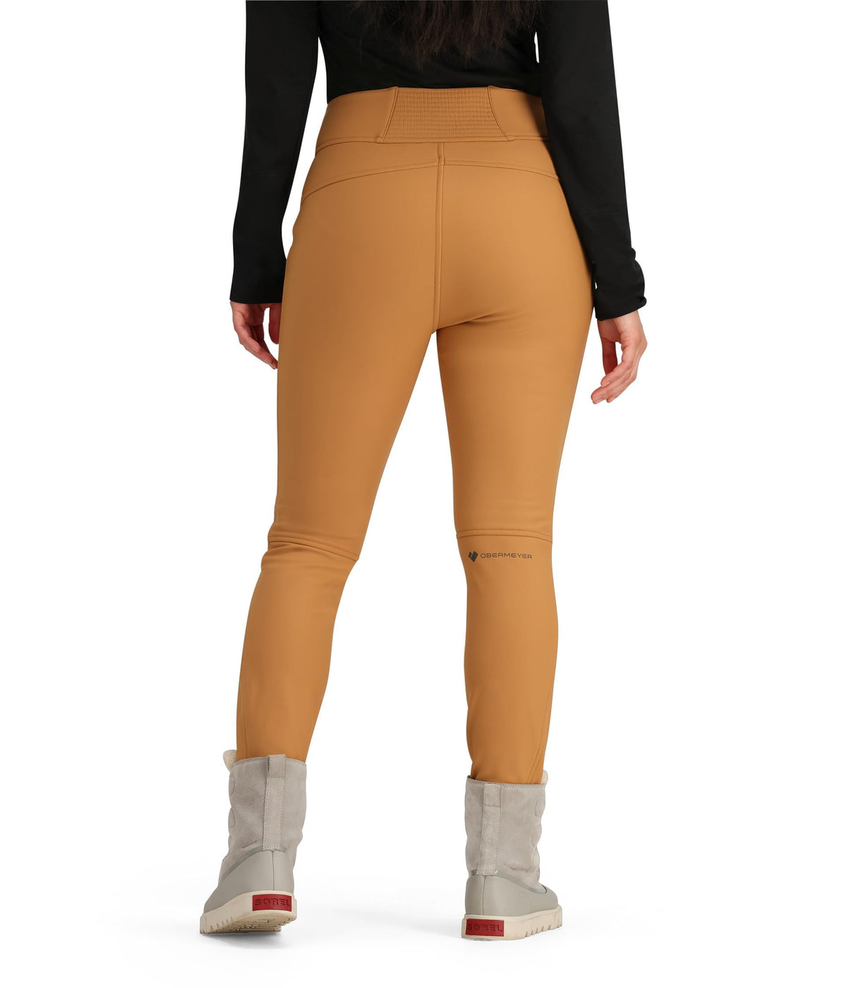 Obermeyer Jinks ITB Women's Softshell Ski Pants 10R Brown Sugar Stretch