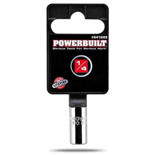Powerbuilt 641689 1/4" Dr. Hex Bit Adapter