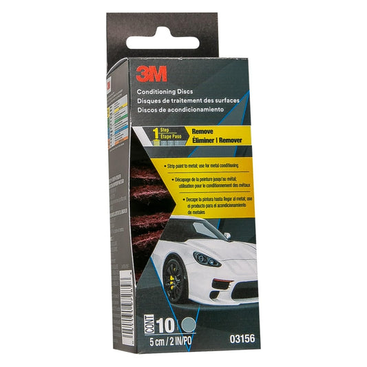 3M Conditioning Disc 03156, 2 Inch Medium Grit, 10-Pack Sanding Discs USA