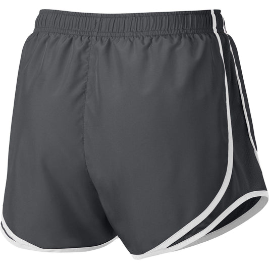 Nike Women's Tempo Running Shorts Gray White XS Dry Mesh 100% Polyester