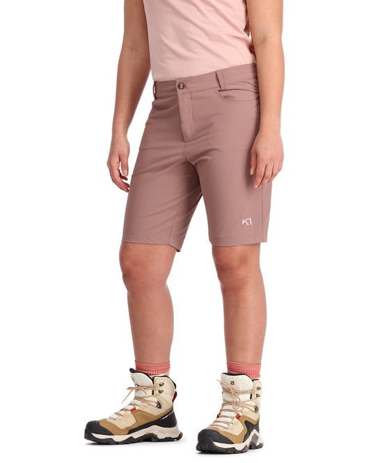 Kari Traa Thale Women's Hiking Shorts Taupe Dusty Pink Medium
