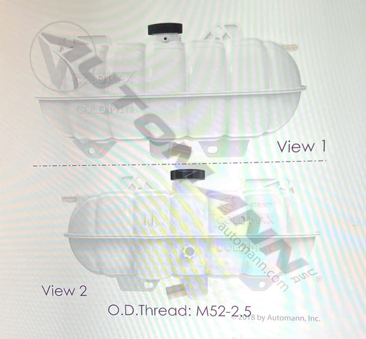 Automann 575.1011 Coolant Reservoir Tank 04-09 Freightliner Century Columbia