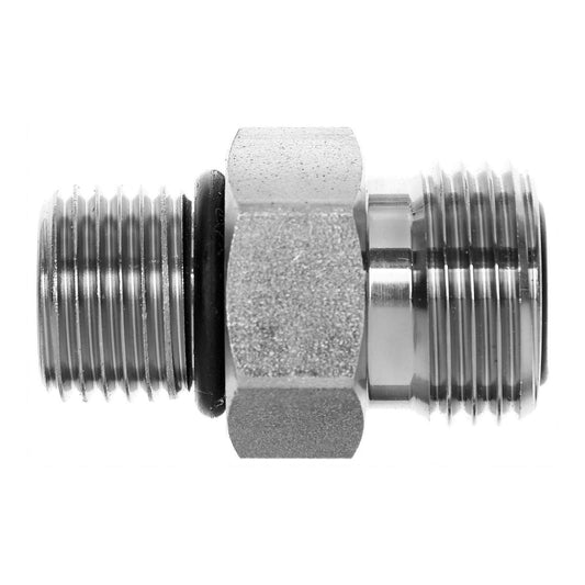 Gates G60800-0606 Male Flat Face O-Ring to Male ORB Hydraulic Adapter Fitting