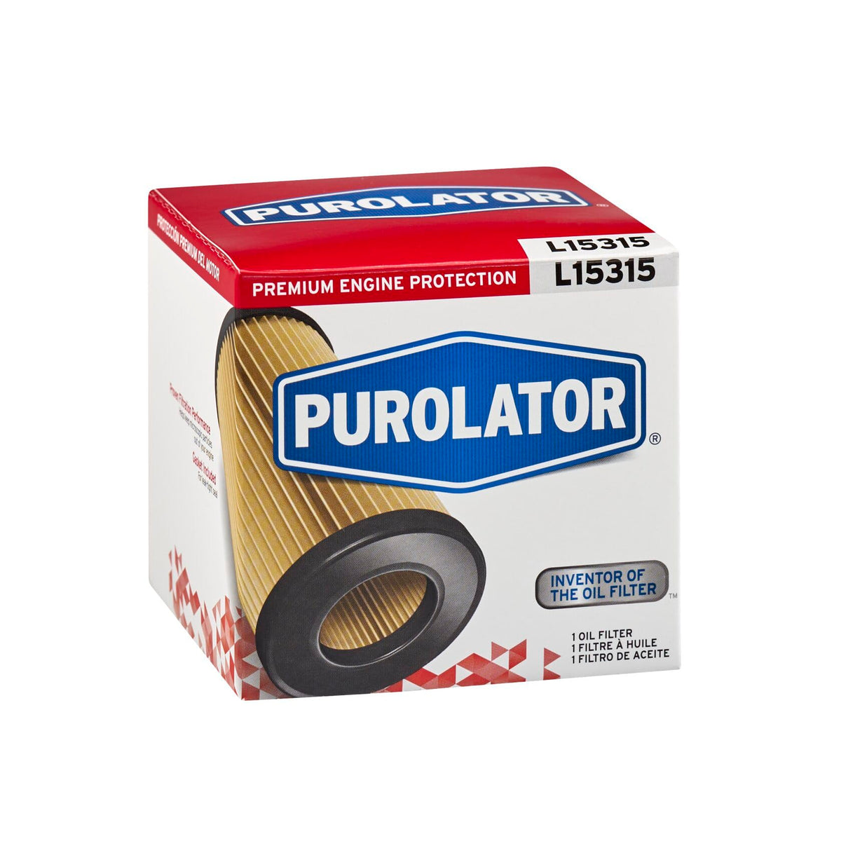 Purolator L15315 Engine Oil Filter Cartridge Premium Advanced Engine Protection