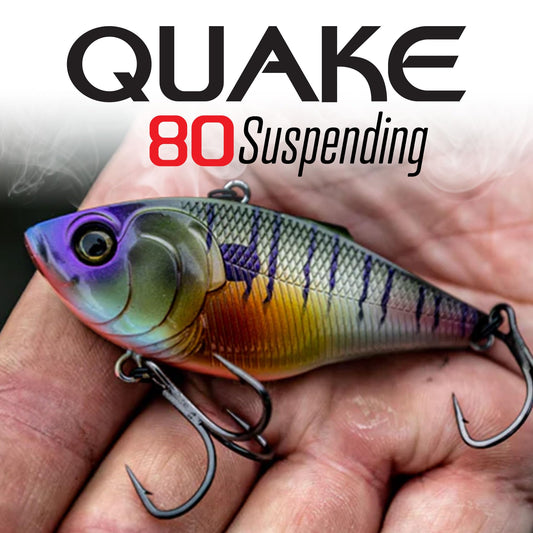 6th Sense Quake Slow Sink Lipless Crankbait 5/8oz Royal Chrome for Bass Fishing