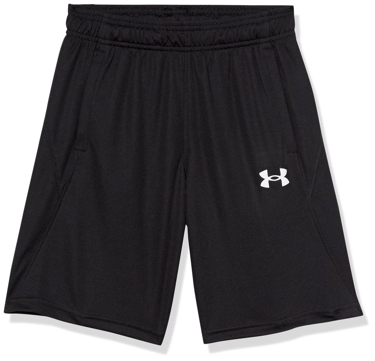 Under Armour Boys Royal White Baseline Shorts Small Athletic Polyester