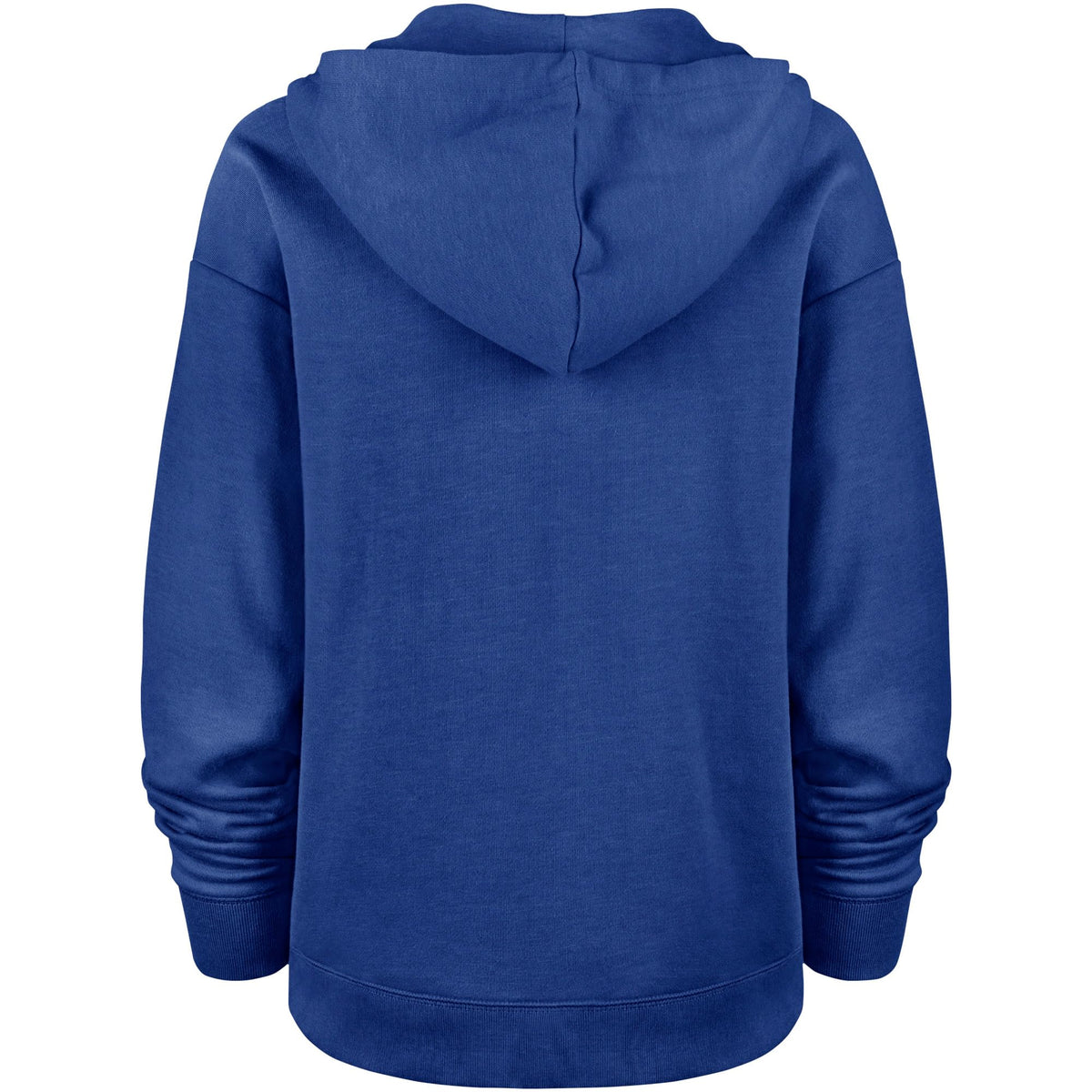47 Women's York Giants V-Neck Pullover Hoodie - Royal, Medium, Vintage Style