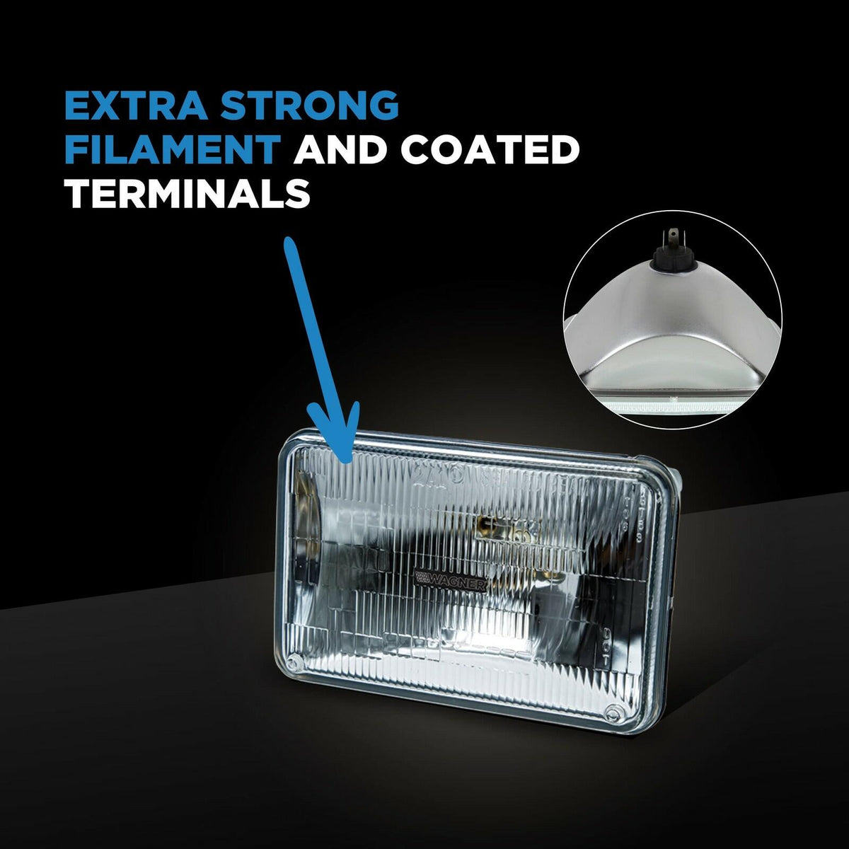 Wagner H4352 Halogen Headlight Bulb