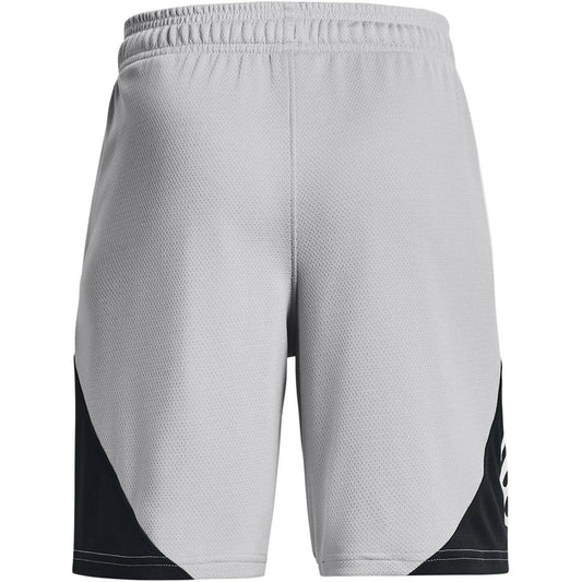 Under Armour Kids Curry Basketball Shorts 100% Polyester Moisture-Wicking Gray