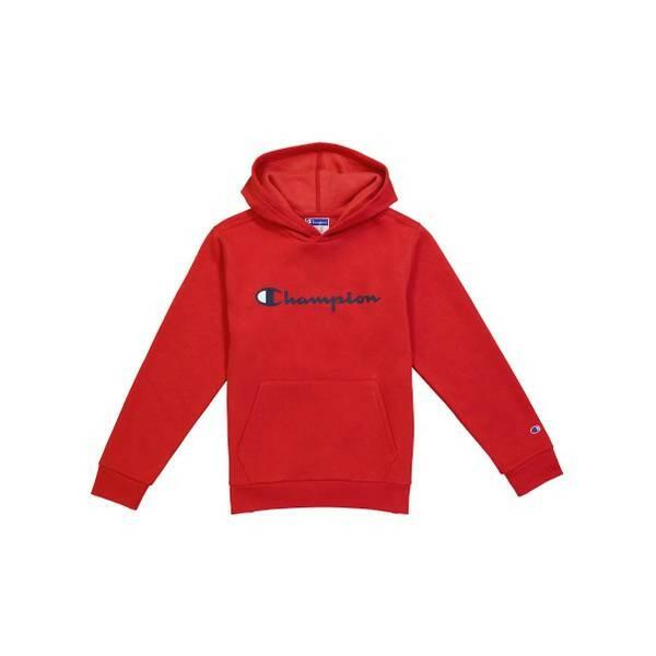 Boys 8-20 Champion® Hooded Sweatshirt, Boy's, Size: Large, Red
