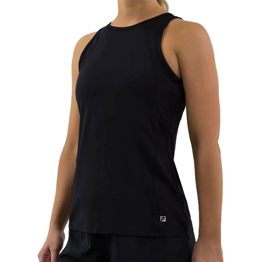 Fila Essentials Women's Full Coverage Tennis Tank Top White Small UPF 50