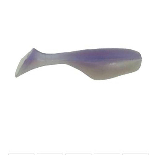 Bass Assassin 6" Saltwater Shad Lures, 4ct Albino Shad - SSA36330