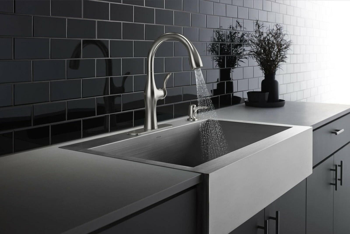 Kohler Alma R45350-SD-VS Pull-Down 1-Handle Kitchen Faucet Vibrant Stainless