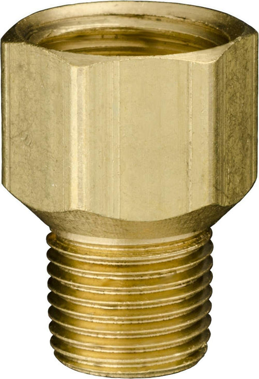 Brass Male Connector 5/16" Tube 1/8" Threaded Fitting, 5-Pack by AU-VE-CO