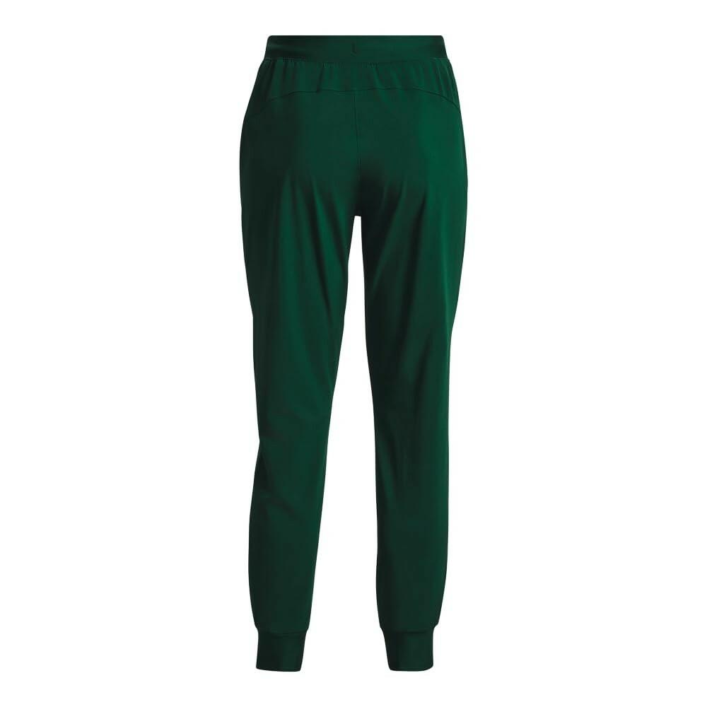 Under Armour Womens Sport Woven Pants M Greenwood Metallic Silver Waterproof