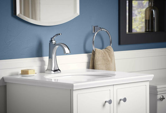 Kohler Ridgeport K-R30996-4D-CP 1-Handle Bathroom Sink Faucet Polished Chrome