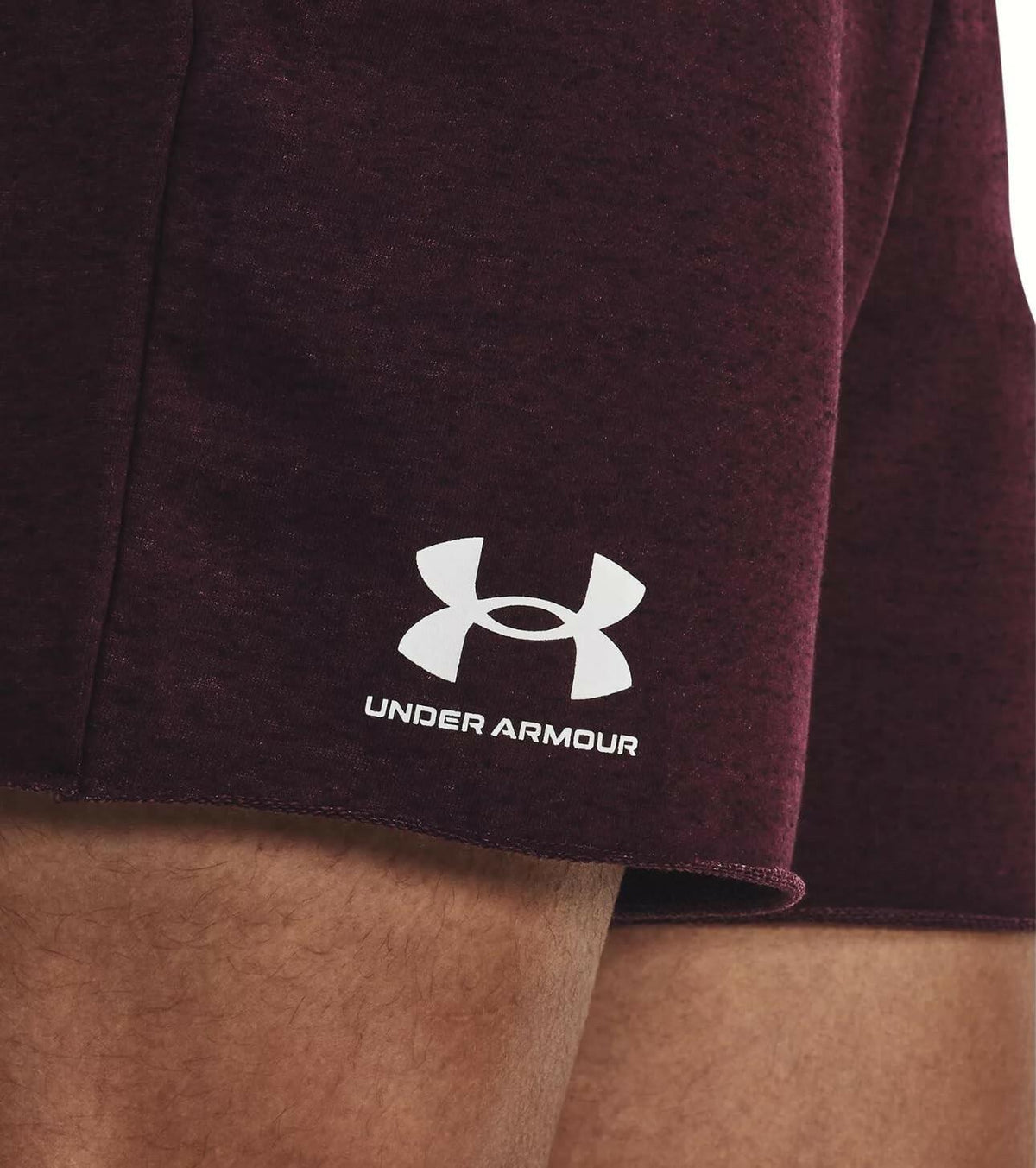 Under Armour Rival Terry 6" Men's Shorts XL Dark Maroon