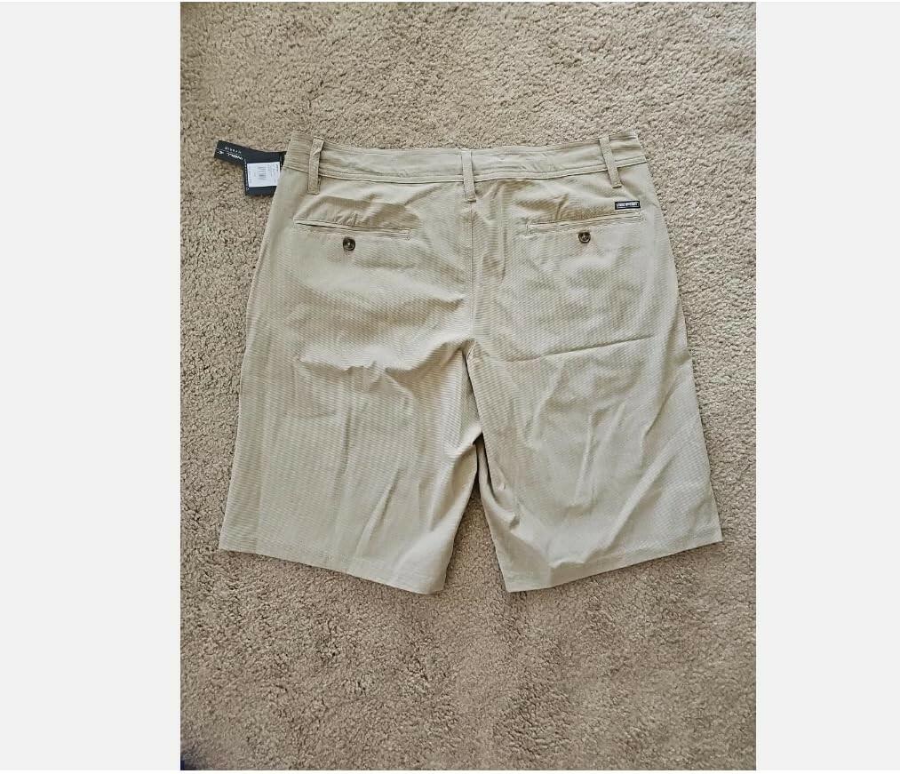 O'Neill Loaded Mini Stripe Men's Hybrid Shorts Khaki Size 34