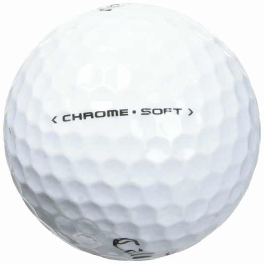 Callaway Chrome Soft Golf Balls 3 Pack White Low Spin Urethane Feel