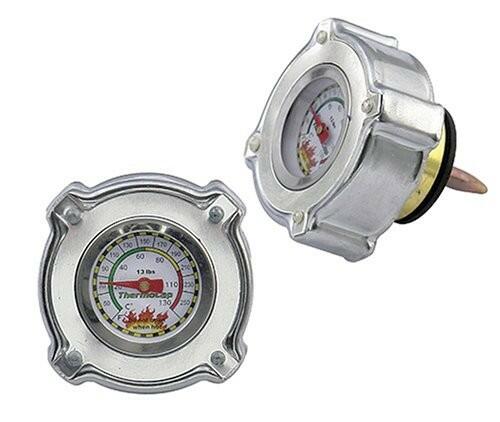 Mr. Gasket 2472S Import ThermoCap 13 PSI-SLVR