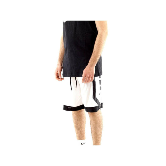 Nike Dri-FIT Elite Men's Basketball Shorts White Black Size Small DH7142-100
