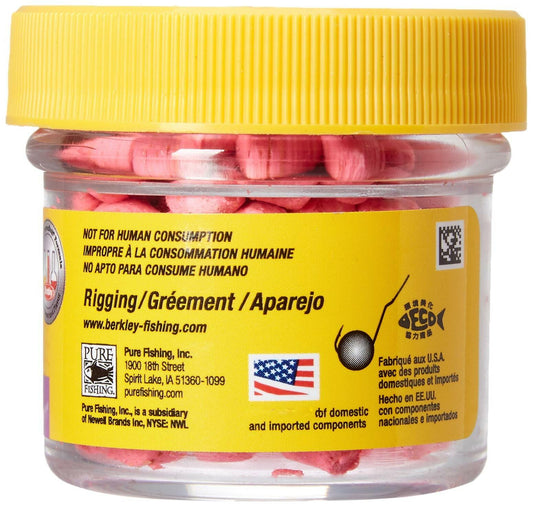 Berkley PowerBait Biodegradable Crappie Nibbles Pink 0.9 oz Panfish Bait