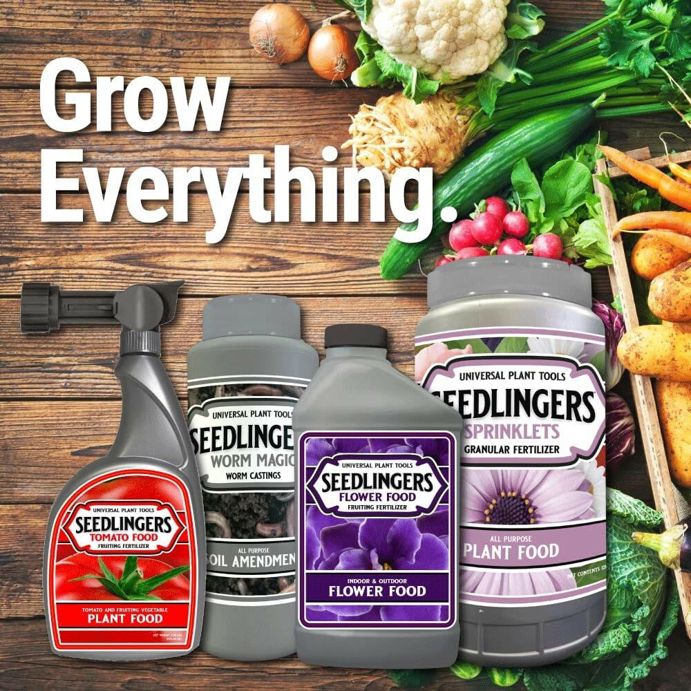 Seedlingers 10 lb Lawn Food Fertilizer - Fix & Feed for Healthy Grass