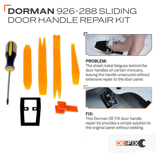 Dorman 926-288 Left Sliding Door Handle Bracket For 2008-2019 Dodge Chrysler