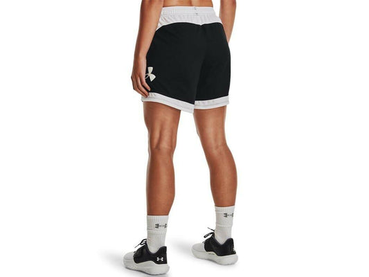 Under Armour Women's Baseline 6" Basketball Shorts Blizzard Navy Size S