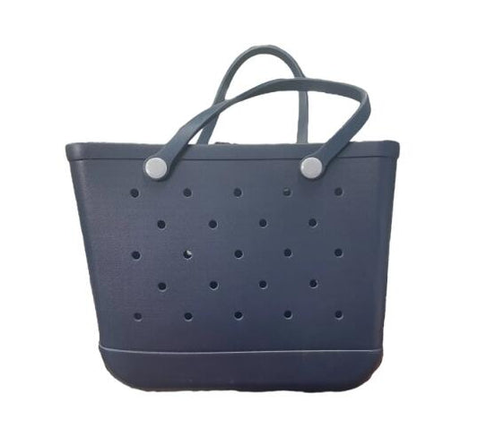 Logo Brands Auburn Venture Large Navy Tote Bag for Beach Camping Fishing