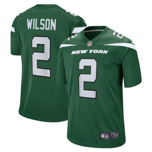 Nike Youth Zach Wilson York Jets Game Jersey Gotham Green Authentic