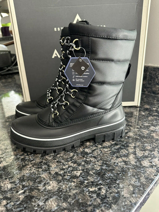 Alpine Design Womens Willow Quilted 200G Snow Boots Waterproof Mid-Calf