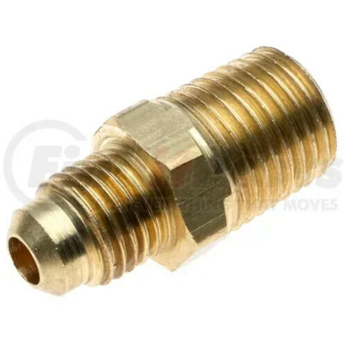 Gates G60650-1012 Brass Coupling & 1/2" Male Pipe Adapter, SAE 45 Flare