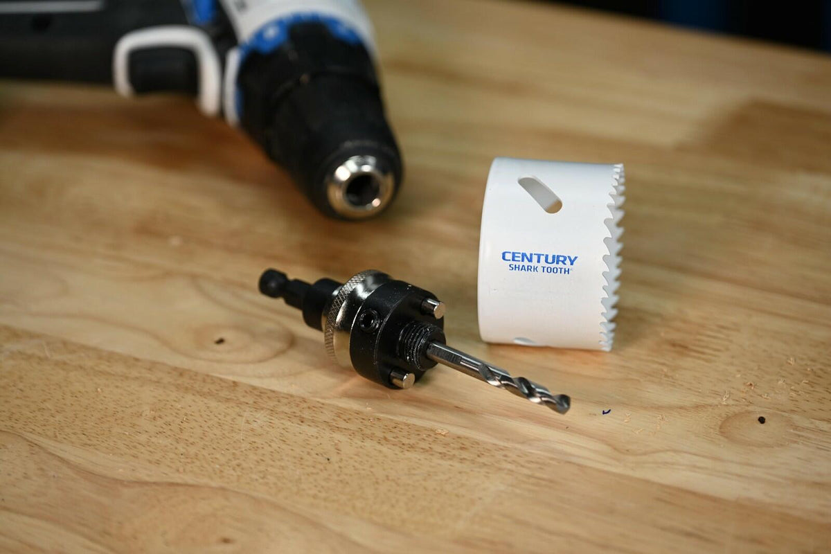 Century Drill & Tool 05304 Universal Hole Saw Arbor 3/8" Shank