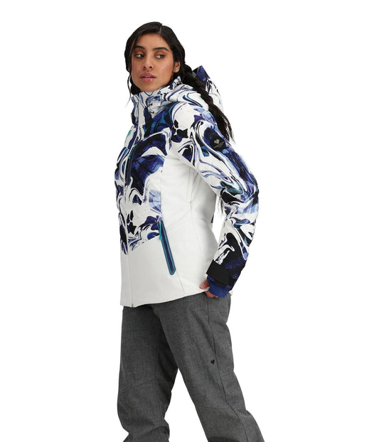 Obermeyer Cosima Down Jacket Women's Glacier Melt Size 4