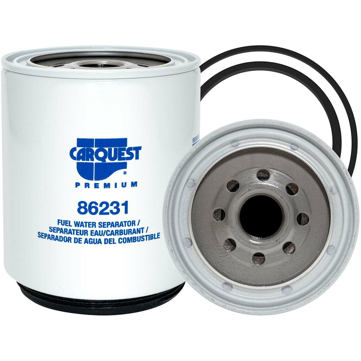 Carquest 86260 Fuel Filter Fuel/Water Separator Spin-On Open Port Bowl