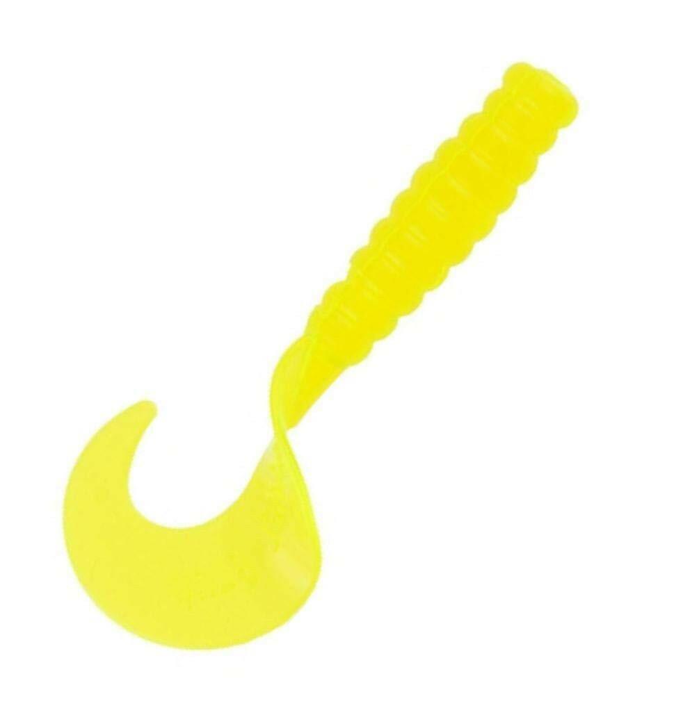 Berkley PowerBait Power Grubs Soft Bait Chartreuse 2in 5cm for Panfish