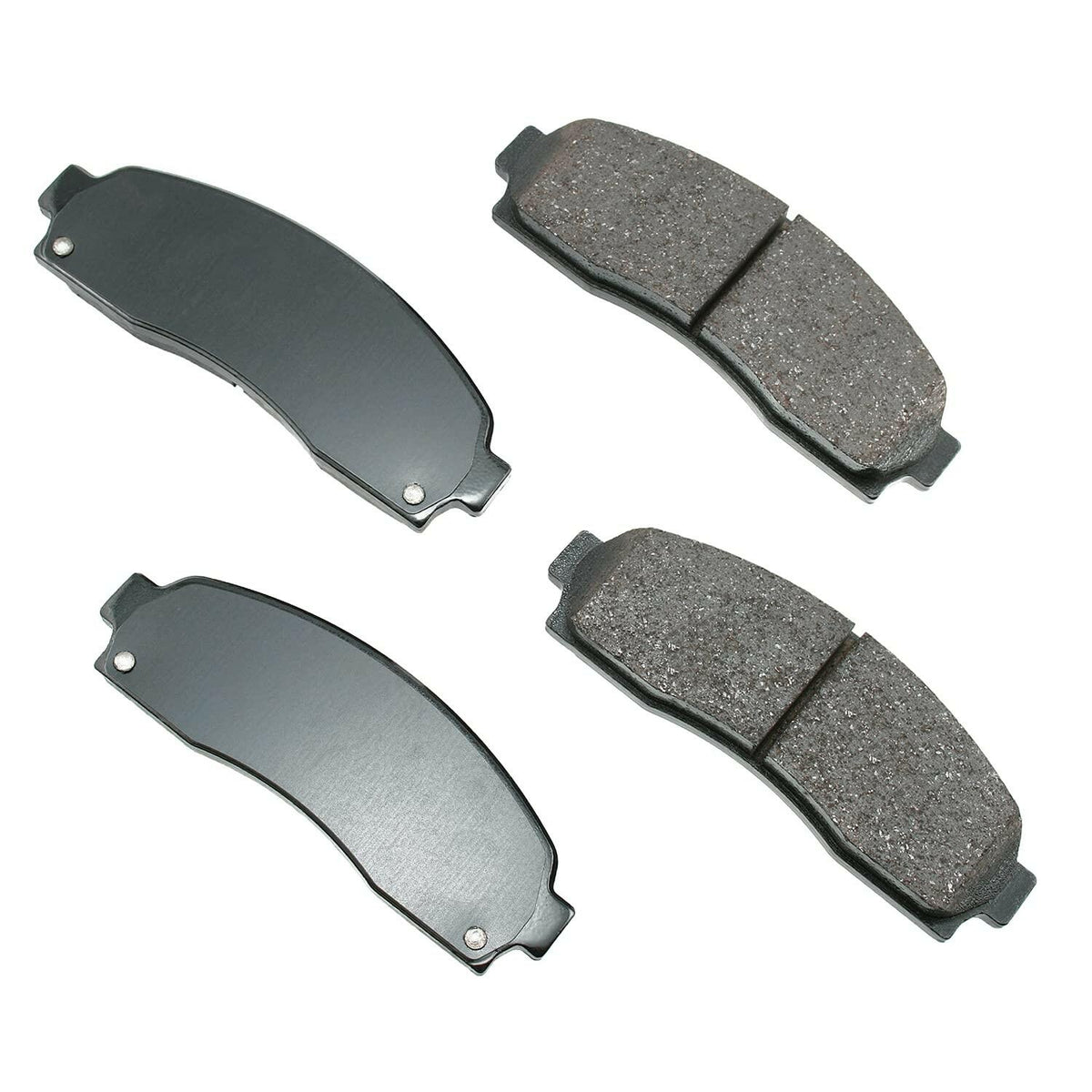 Akebono GREY Ceramic Brake Pad Set ACT833 - Superior Performance, Vehicle Fit