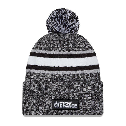 Era York Jets Knit Beanie Hat Heather Black NFL Merchandise Unisex