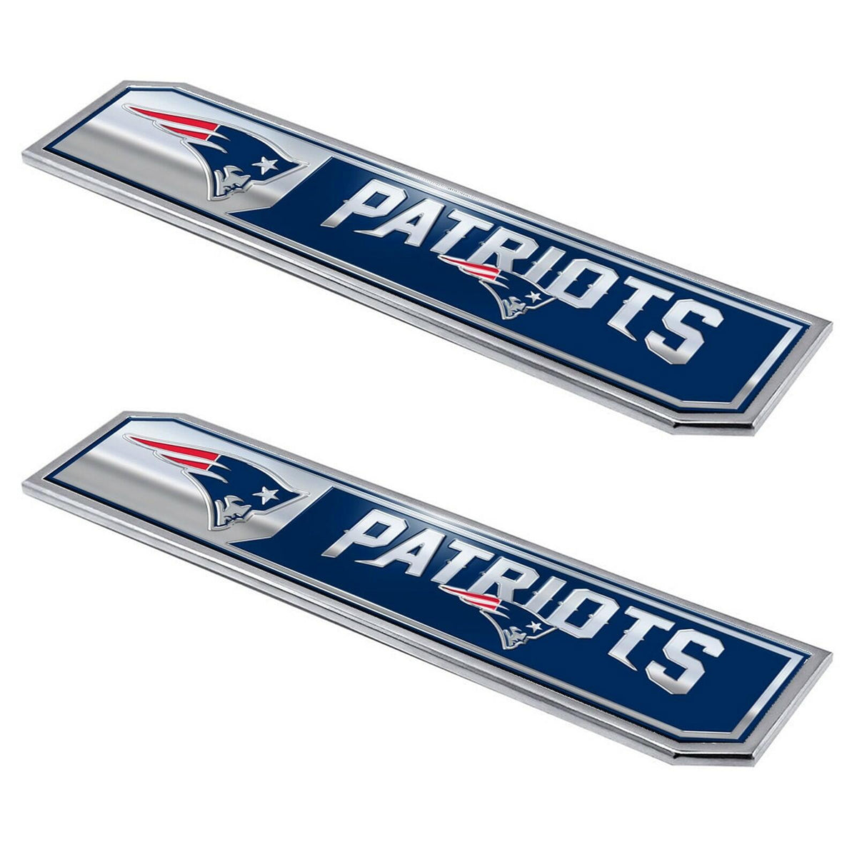 England Patriots Aluminum Truck Emblem Set 8 in