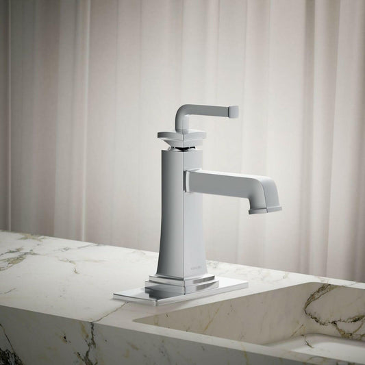 Kohler Single 27400-4K-CP Handle Bathroom Sink Faucet Polished Chrome