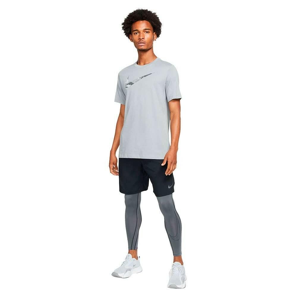 Nike Pro Dri-FIT Men's 3/4 Compression Tights Gray Black Size M