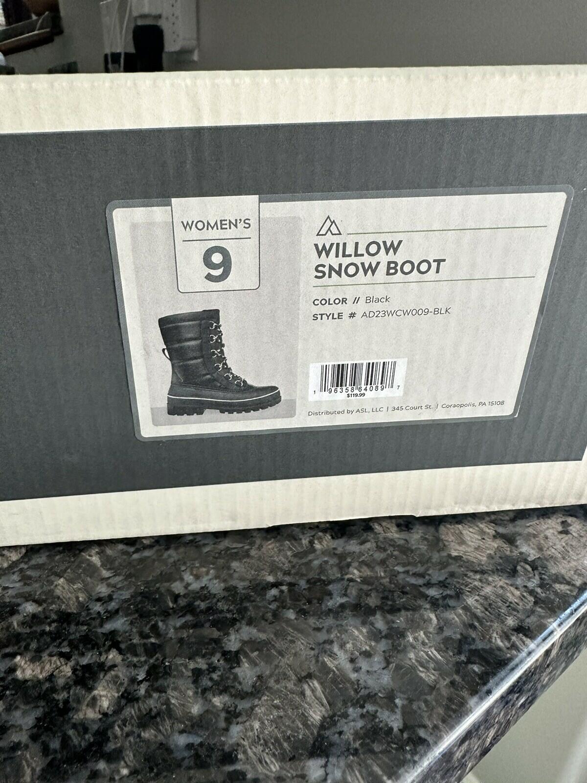 Alpine Design Womens Willow Quilted 200G Snow Boots Waterproof Mid-Calf