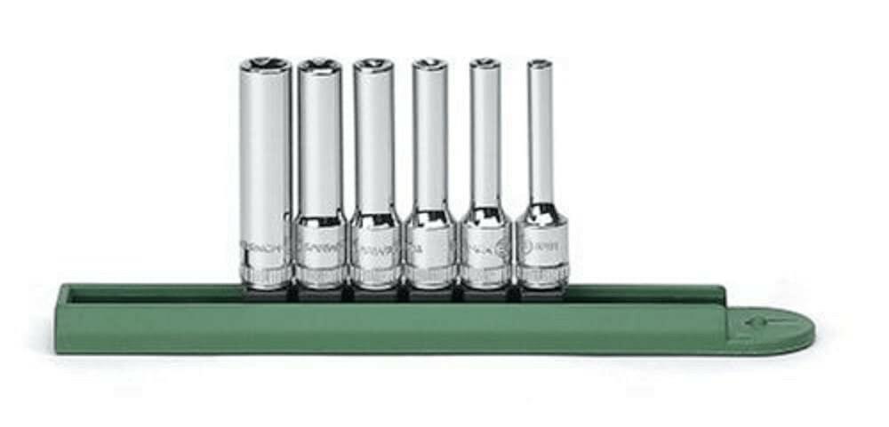 GEARWRENCH 6 Pc 1/4" Drive Deep External Torx Socket Set - 80322