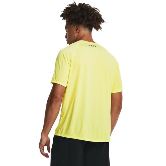 Under Armour Men's Tech 2.0 Novelty T-Shirt Lime Yellow Black Large