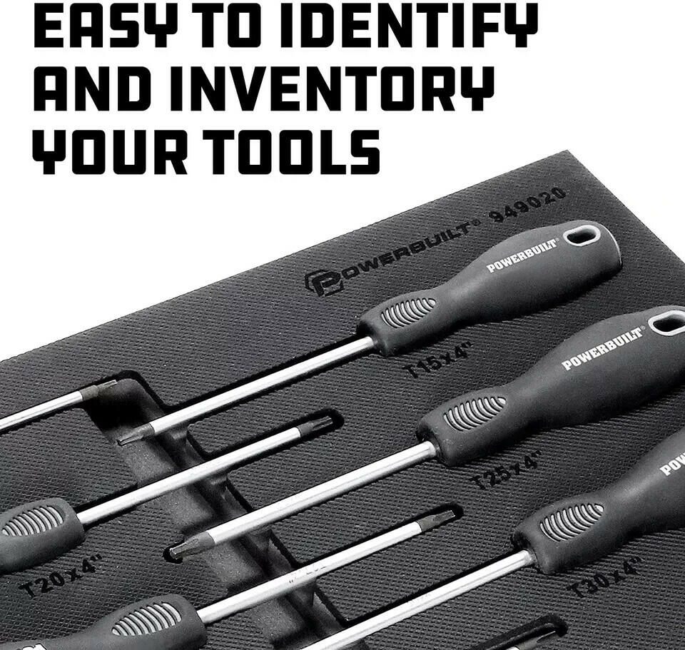 Carquest Pro Tech 7-Piece Torx Screwdriver Set, Professional 949020 Kit